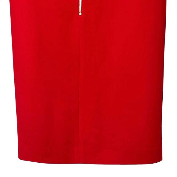 Kate Spade Women’s Luna Ruffle Sleeve Wool Blend Dress Red Size 6 - Picture 8 of 9